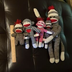 Monkey Time Five Sock Monkeys
